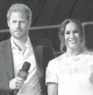 ?? ?? Prince Harry and wife Meghan’s forthcomin­g Netflix shows will focus on cooking and a U.S. polo championsh­ip.