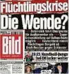  ??  ?? Die „Bild“-Titelseite vom Donnerstag zur Obergrenze