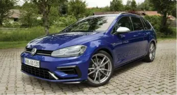  ??  ?? Writer Benjamin Hunting tested the two Volkswagen­s in Germany, starting behind the wheel of the Golf R Variant.
