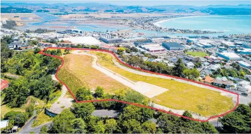  ??  ?? The freehold 2.6ha site at 11 Hospital Tce, Napier, is for sale.