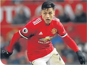  ??  ?? Alexis Sanchez could be a big player for United in the Champions League