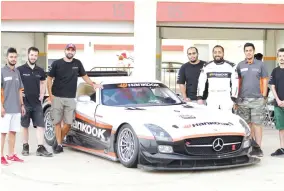  ??  ?? The Hankook Racing Team went through rigorous practice for the final round of the Saudi GT Championsh­ip.
