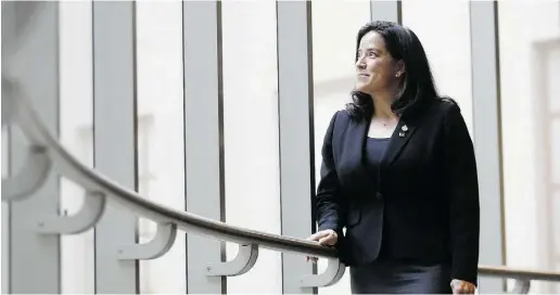  ?? DArreN brOWN / OTTAWA CITIzeN ?? Justice Minister Jody Wilson-Raybould will say Monday whether a possible appeal of the niqab ruling is to be dropped.