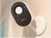  ?? MURPHY/REVIEWED RACHEL ?? The integrated camera privacy cover is one of the most appealing features of Arlo’s Essential Indoor Security Camera.