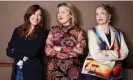  ?? ?? ‘Back off lady’ … from left, Kelly Macdonald, Monica Dolan and Carol Morley. Photograph: David Levene/The Guardian