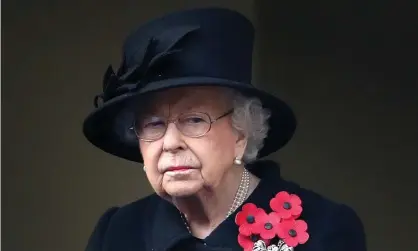  ?? ?? The Queen at last year’s national service of remembranc­e at the Cenotaph in London. Photograph: Chris Jackson/Getty Images