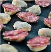  ??  ?? Il salame, protagonis­ta del talk