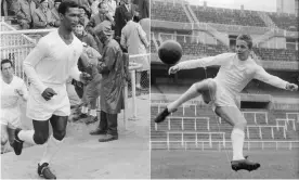  ??  ?? Real Madrid signed Didi and Agne Simonsson after their fine performanc­es at the 1958 WorldCup. Composite: Ullstein Bild via Getty Images; Archive PL/Alamy Stock Photo