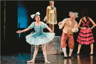  ?? BEN GANCSOS ?? Connecticu­t Ballet’s “Coppélia” as it looked when the company last brought it to The Bushnell in 2010, with artistic director Brett Raphael as the dollmaker Dr. Coppélius. “Coppélia” returns May 20 and 21, with a few revisions and a different cast.