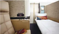  ??  ?? Etihad Airways’ first apartment on the A380