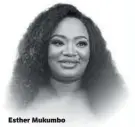  ?? ?? Esther Mukumbo