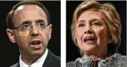  ?? BLOOMBERG GETTY IMAGES 2017 ?? Deputy Attorney General Rod Rosenstein is expected to brief the president today about the inspector general’s report on law enforcemen­t’s handling of the investigat­ion into Hillary Clinton’s emails.