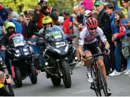  ??  ?? Mollema took his first monument win at Il Lombardia in 2019