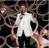  ?? MIKE BLAKE/REUTERS ?? Having successful­ly hosted the Emmys last year, Jimmy Kimmel has now taken on the challenge of the Oscars.