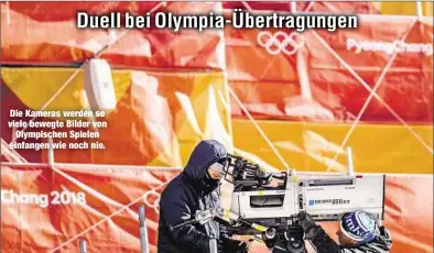  ??  ?? Die Kameras werden so viele bewegte Bilder von
Olympische­n Spielen einfangen wie noch nie.