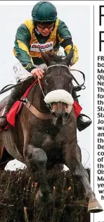  ??  ?? Top team: Frost and Present Man at Wincanton GETTY IMAGES