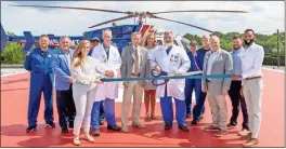  ?? Atrium Health Floyd ?? The Rome Floyd Chamber announced the opening of the Atrium Health Floyd helipad at Floyd Medical Center.