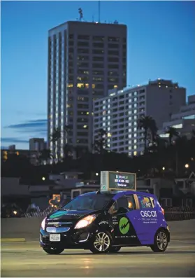  ?? WaiveCar ?? Santa Monica’s WaiveCar plans to offer free car rentals to Los Angeles drivers for Uber, Lyft, DoorDash and others, subsidized by wraparound ads.