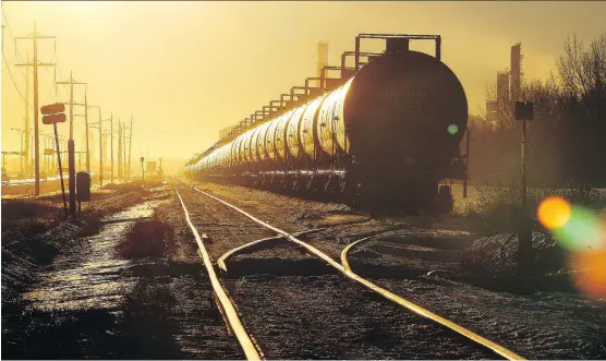  ?? DEAN BICKNELL/FILES ?? Increased production in Alberta’s oilsands is pushing Canada’s pipeline system near capacity, prompting some companies to ship more oil by rail.