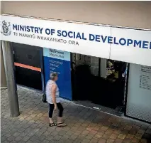  ?? PHOTO: GRANT MATTHEW/STUFF ?? Work and Income handles temporary earthquake accommodat­ion payments within the Ministry of Social Developmen­t.