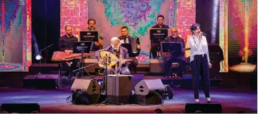  ??  ?? ↑
Marcel Khalife and Souad Massi performed at the event in Sharjah.