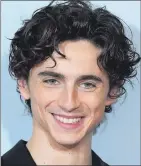  ?? ?? Timothée Chalamet See Question 10.