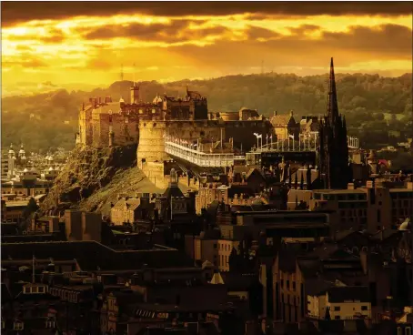  ??  ?? Historic Environmen­t Scotland has pledged to eliminate the use of gas heating in historic sites, such as Edinburgh Castle, by 2032