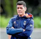  ??  ?? Coach Stephen Kearney says that he would rather the Warriors don’t get in positions where the team’s goal-line defence is tested.
