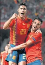  ??  ?? Asensio y Ceballos, con España.