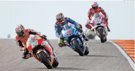  ?? FOTO: EFE ?? Dani Pedrosa lideró las segundas prácticas libres en Aragón