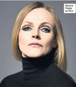  ??  ?? Maxine Peake as Nico