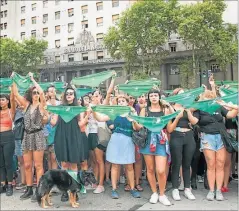  ?? JUAN FERRARI ?? 8M. El jueves se espera una masiva marcha a favor del aborto.