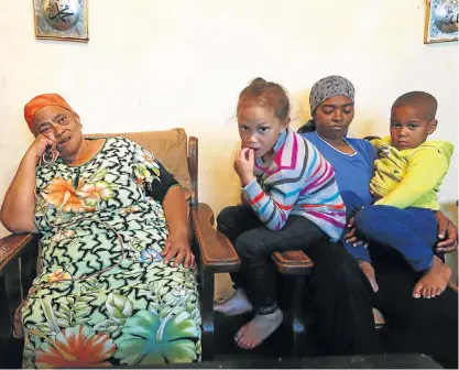  ??  ?? MOTHERS AT HOME: Gaironesa Nomdoe, left, Raeesha Nomdoe, Mymoema Abader and Mustaqeem Abader