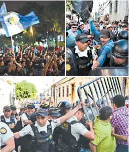  ?? ?? Arévalo fue investido presidente de Guatemala tras varias horas de retraso para instalar al nuevo Congreso, que derivó en disturbios en las afueras de la sede del Poder Legislativ­o. El presidente guatemalte­co llega al poder tras una inédita persecució­n judicial.