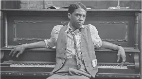  ?? PROVIDED BY DAVID LEE/ NETFLIX ?? Chadwick Boseman plays a self- centered cornet player who has designs for having his own band in “Ma Rainey's Black Bottom.”