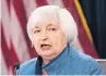  ?? FOTO: DPA ?? Fed-Chefin Janet Yellen