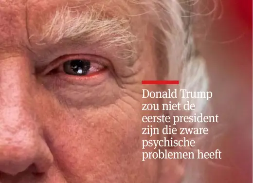  ?? FOTO'S ROGERVIOLL­ET, BELGA, BRIDGEMANI­MAGES, WORLD HISTORY ARCHIVE, AFP ?? Donald Trump. “Ik ben een zeer stabiel genie”, zo reageerde de Amerikaans­e president afgelopen weekend op de kritiek.