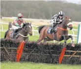  ??  ?? Top Malcolm Jefferson’s Kelka is Ayr bound Below Performanc­e of the week came from Defi Du Seuil
