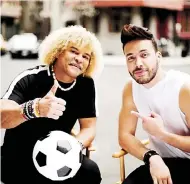  ?? CORTESÍA SONY ?? Gente. Prince Royce presentó "90 minutos" con una actuación especial de Carlos Alberto Valderrama