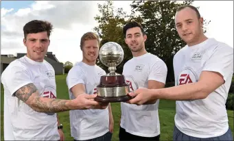  ??  ?? Esteemed company - Schlingerm­ann, then of Drogheda United, was one of the four nominees for the 2015 PFAI Player of the Year award along with Shamrock Rovers’ Brandon Miele and Dundalk pair Daryl Horgan and Richie Towell.