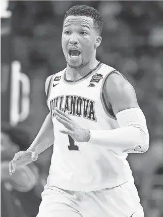  ?? ROBERT DEUTSCH/USA TODAY SPORTS ?? Wildcats junior point guard Jalen Brunson, who has averaged 19.2 points this season, was named Sunday as the winner of the Naismith Trophy for player of the year in college men’s basketball.