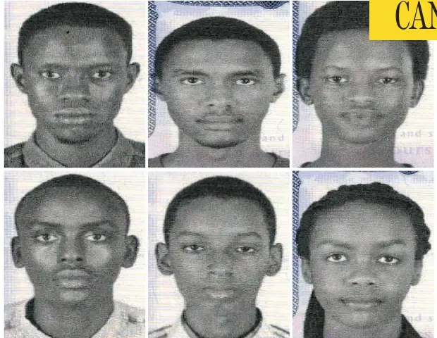  ?? WASHINGTON METROPOLIT­AN POLICE DEPARTMENT VIA THE ASSOCIATED PRESS ?? Six Burundi teenagers who were reported missing last week after participat­ing in an internatio­nal robotics competitio­n in Washington, D.C., are believed to have planned their disappeara­nce. The two girls and four boys ranging in age from 16 to 18 are,...