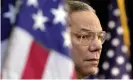  ?? Photograph: Kenneth Lambert/AP ?? Colin Powell at the state department in February 2001.