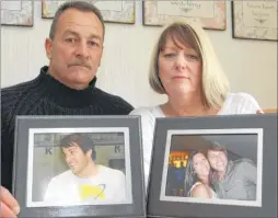  ?? Pictures: Andy Payton/Martin Apps ?? Murder victim Carl Davies and his parents, Andy and Maria Davies