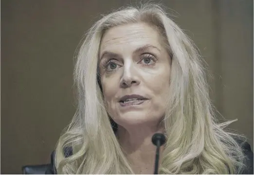  ?? DREW ANGERER/GETTY IMAGES FILE PHOTO ?? Fed board member Lael Brainard says “getting inflation down is our most important task.”