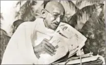  ?? ALAMY STOCK PHOTO ?? Gandhi was not an opponent of wealth creators. At the same time, Gandhi was opposed to a tawdry worship of wealth. To him, wealth was not an end in itself, but an instrument­al tool in the human armoury