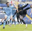  ??  ?? KEN DO Watford’s Ken Sema stretches