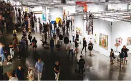  ??  ?? 1
A bird’s-eye view of the 2018 Seattle Art Fair. Courtesy Seattle Art Fair.