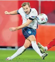  ??  ?? Harry Kane is the man most-feared by Albania