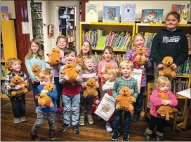  ?? Photo submitted ?? Kids that attended RPL’s recent Groundhog Day program got to hear the story, "Over and Under the Snow" by Kate Messner, and discussed animal hibernatio­n in our region.